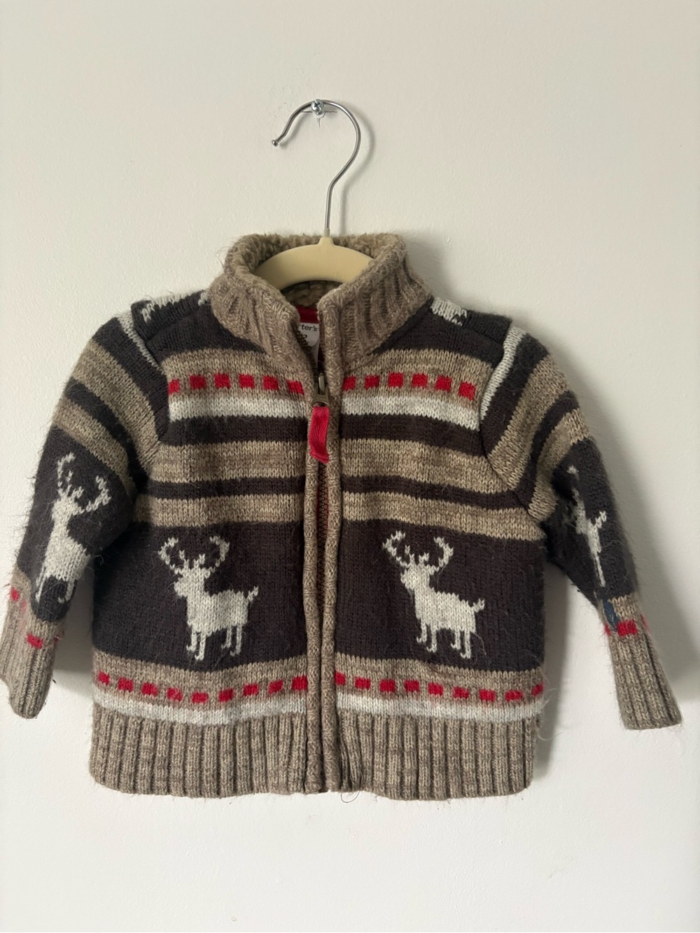 (5/$25) carter’s reindeer sweater